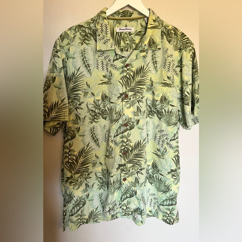 Men’s Tommy Bahama Silk Tropical Shirt Large